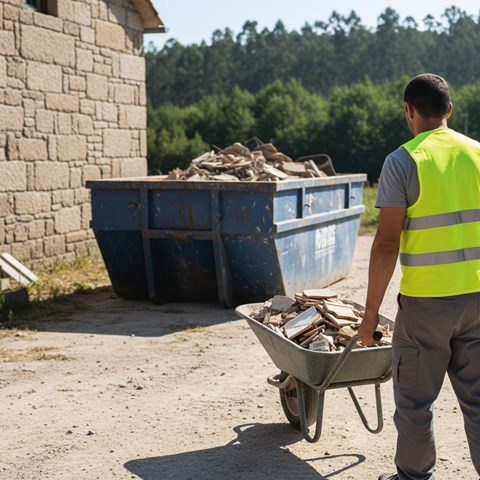 Alquiler de contenedores de obra para reformas en Chantada - Imagen 1