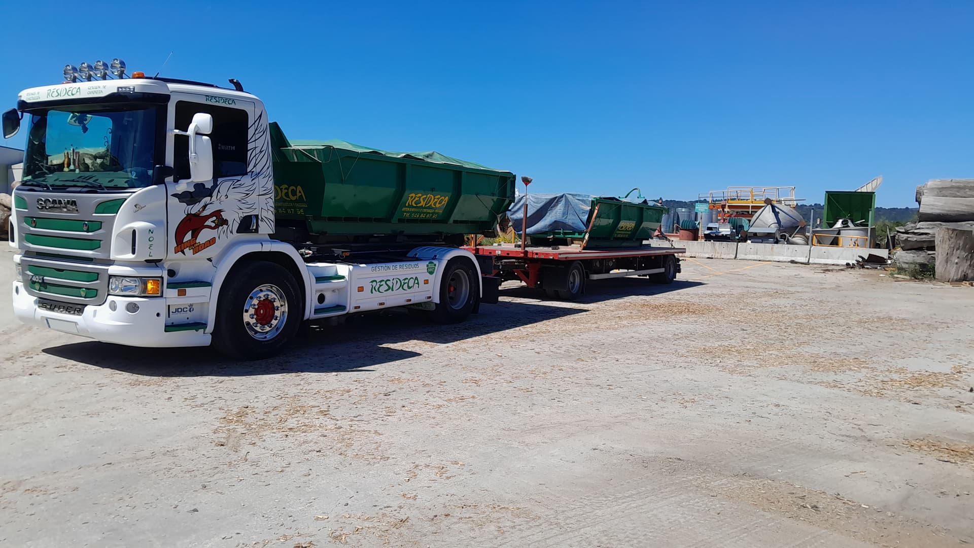 Alquiler de contenedores de obra en Ourense