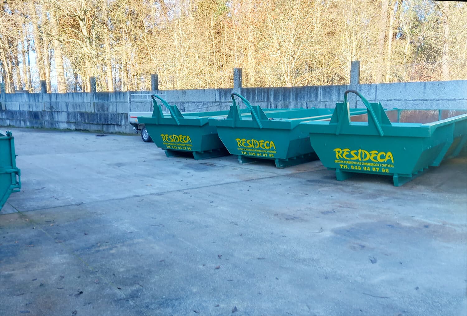 Alquiler de contenedores de obra en Ourense